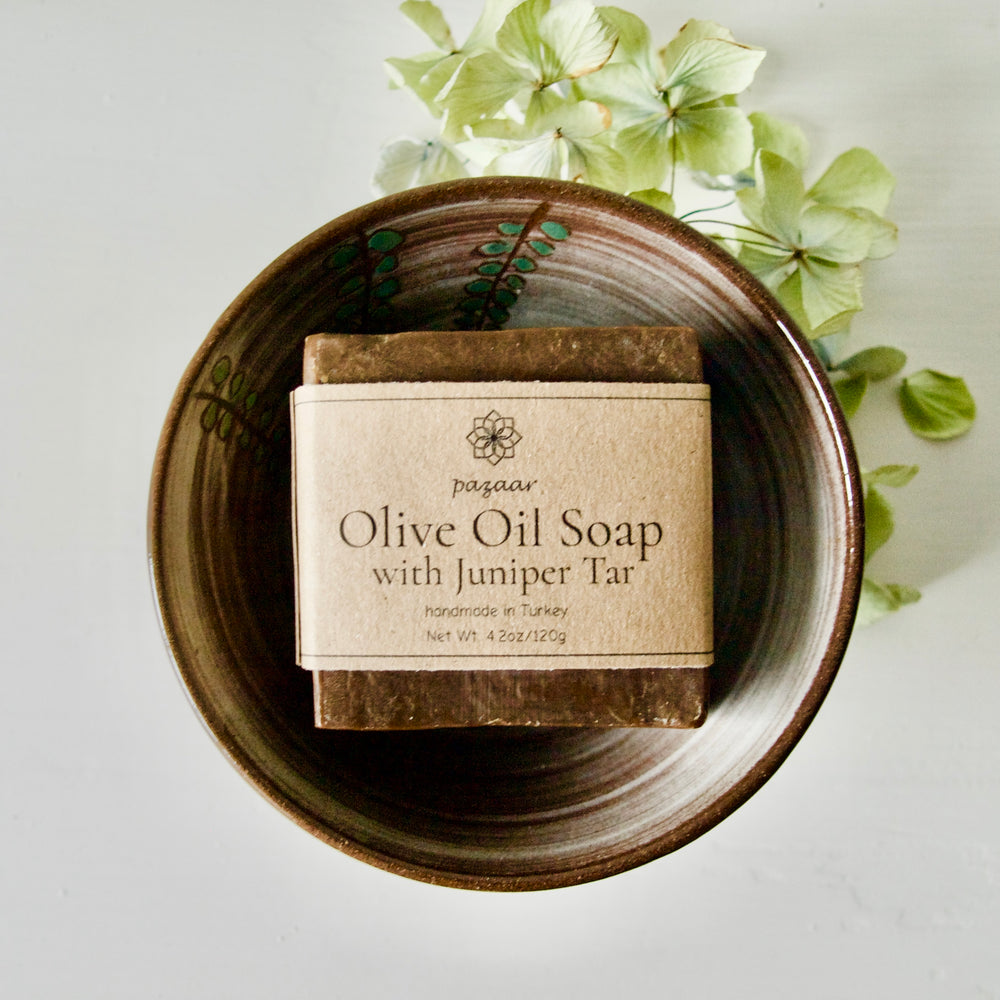 Juniper Tar Olive Oil  Soap