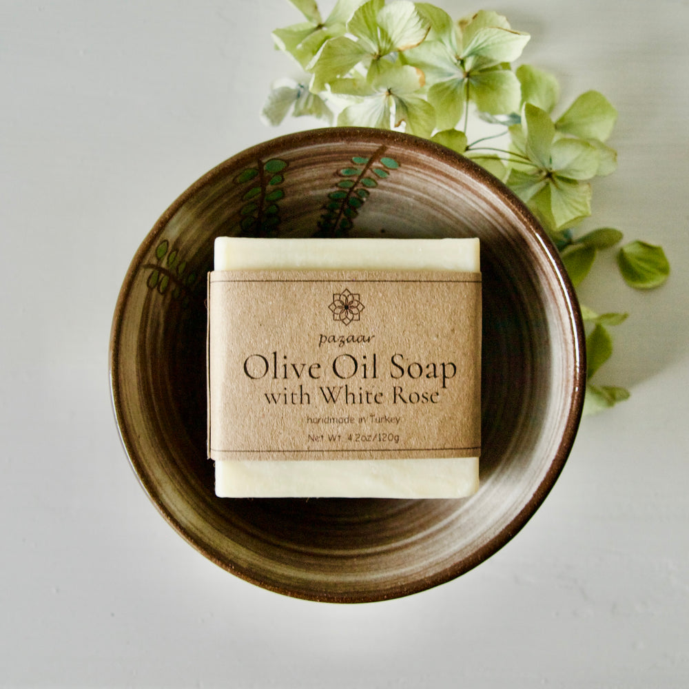 White Rose Oil Soap